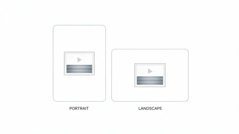 Portrait and landscape page layouts compared side by side, showing how orientation matters when you convert JPG to PDF on Android.