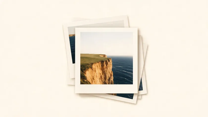 A neat stack of similarly sized photos, illustrating how to convert JPG to PDF without losing quality when merging several images into one file.
